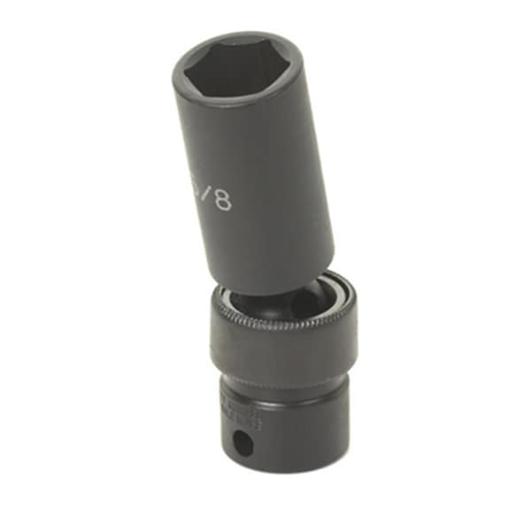 3/8" Drive, 1/2" Size, 6-Point Deep, SAE Socket